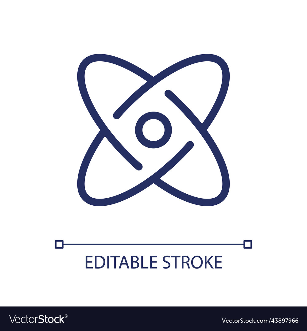 Science pixel perfect linear ui icon vector image Science pixel perfect linear ui icon
