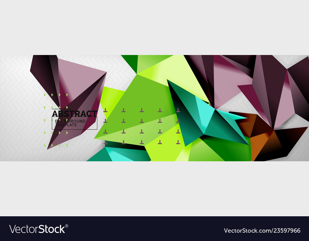 Triangles background techno template