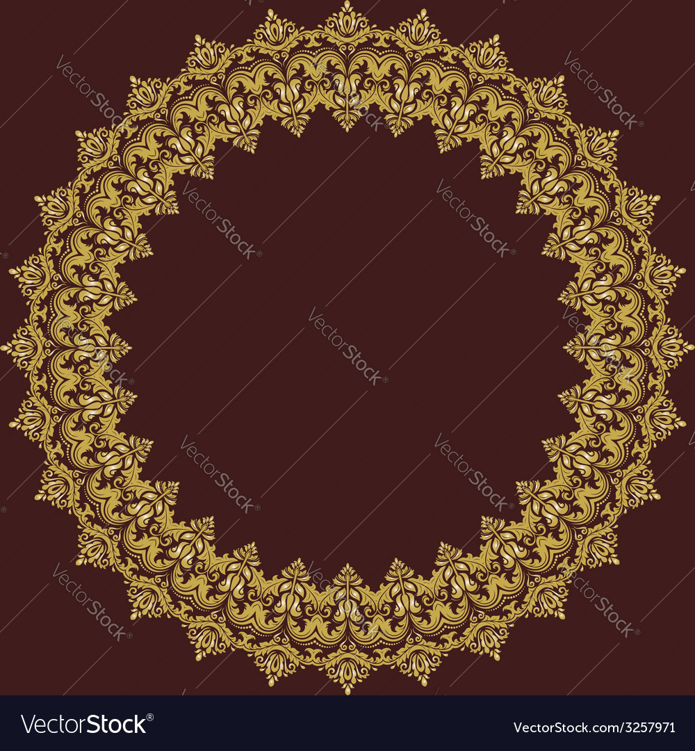 Damask pattern orient background