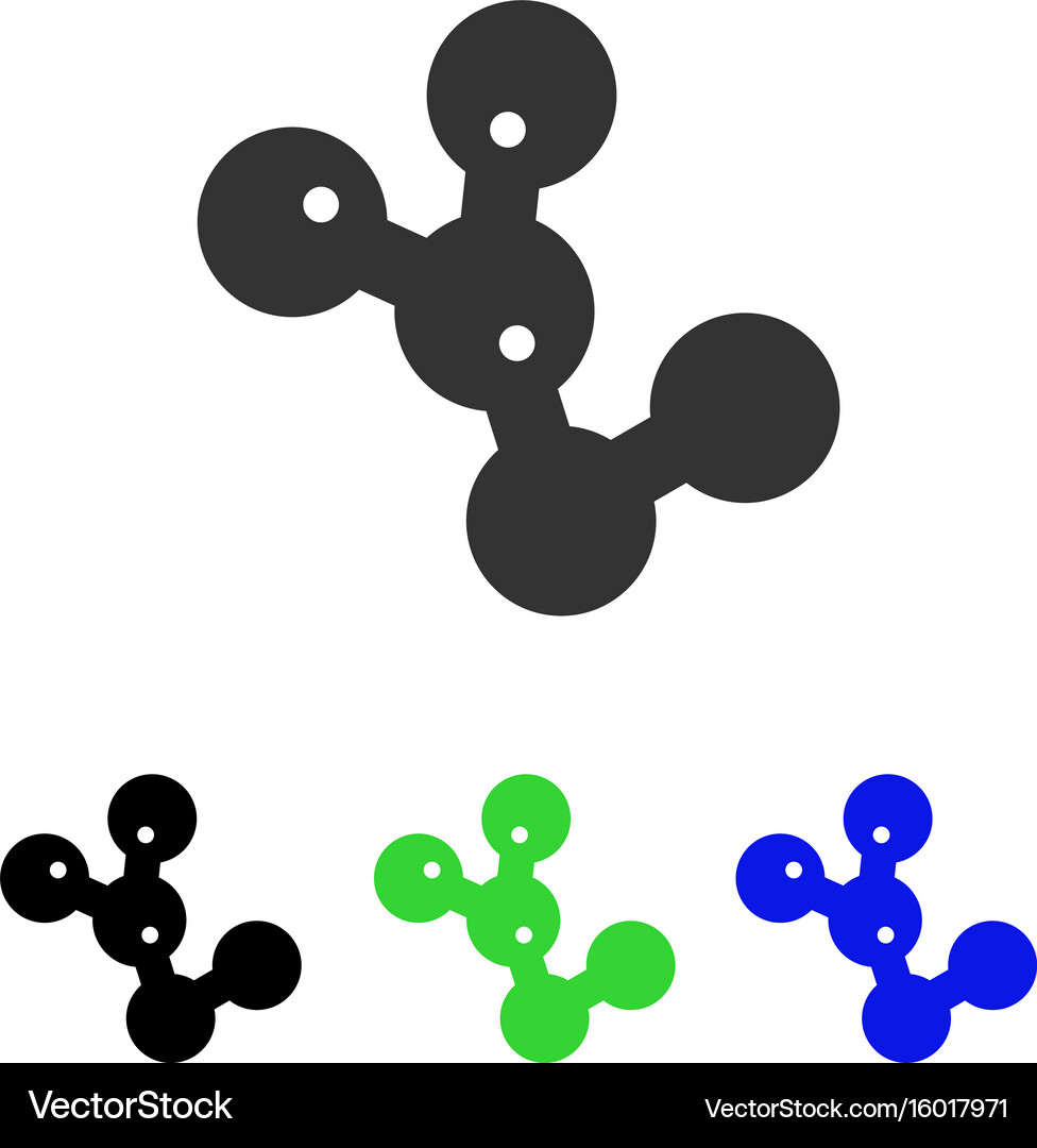 Microbes colony flat icon Royalty Free Vector Image