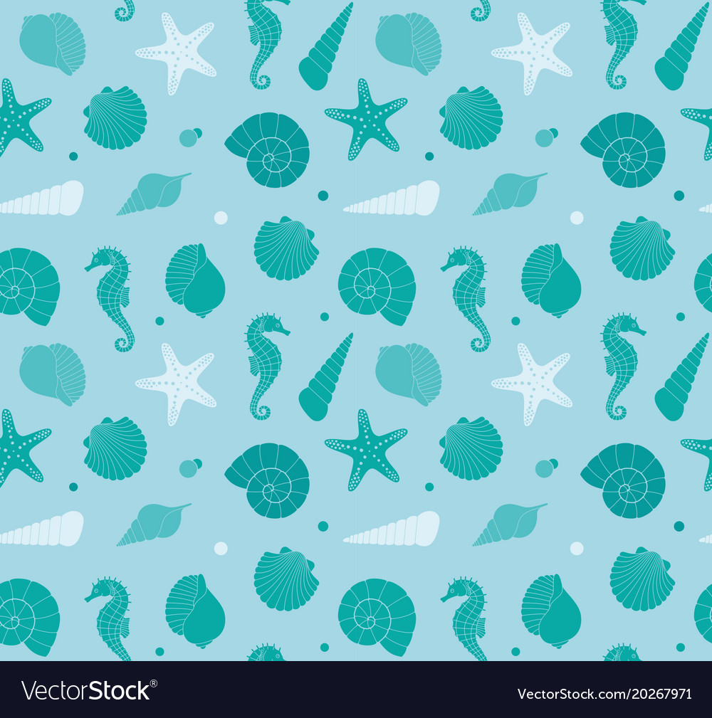 Ocean Seashell Pattern