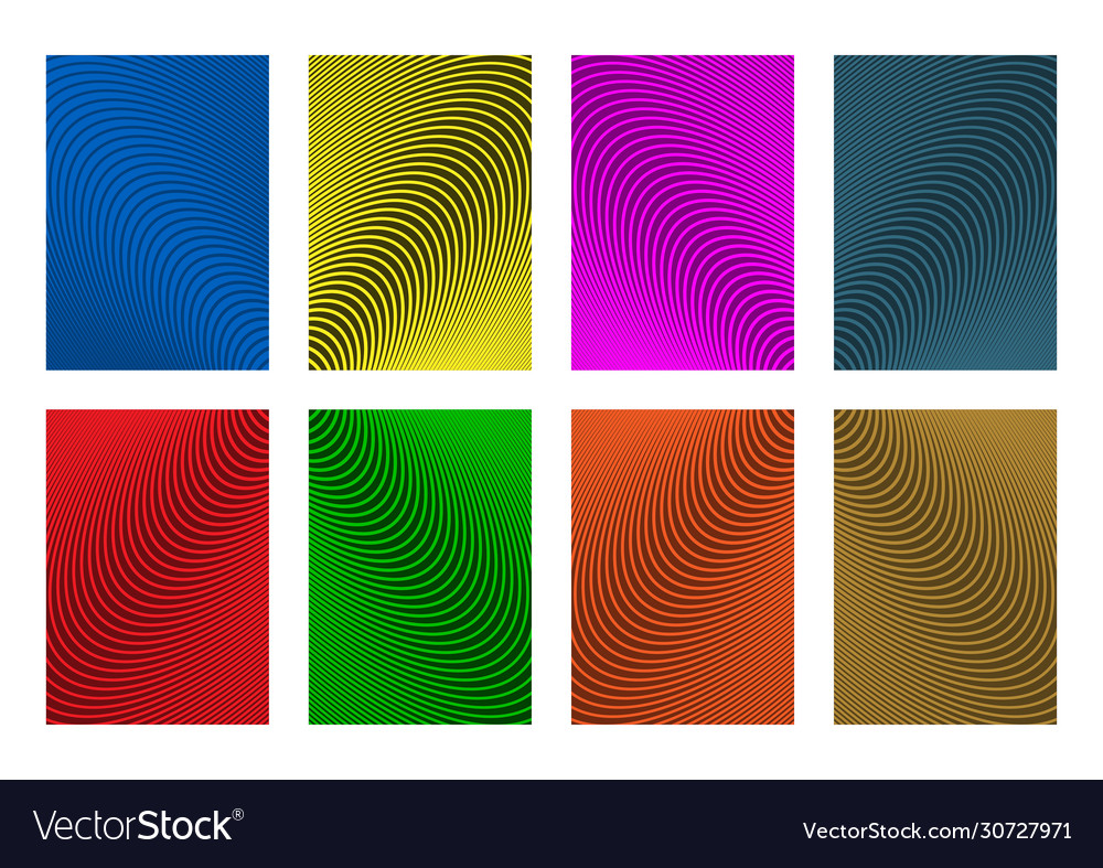 Set abstract background design templates vector image Set abstract background design templates
