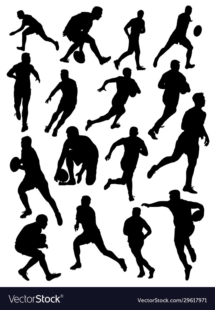 Silhouettes rugby