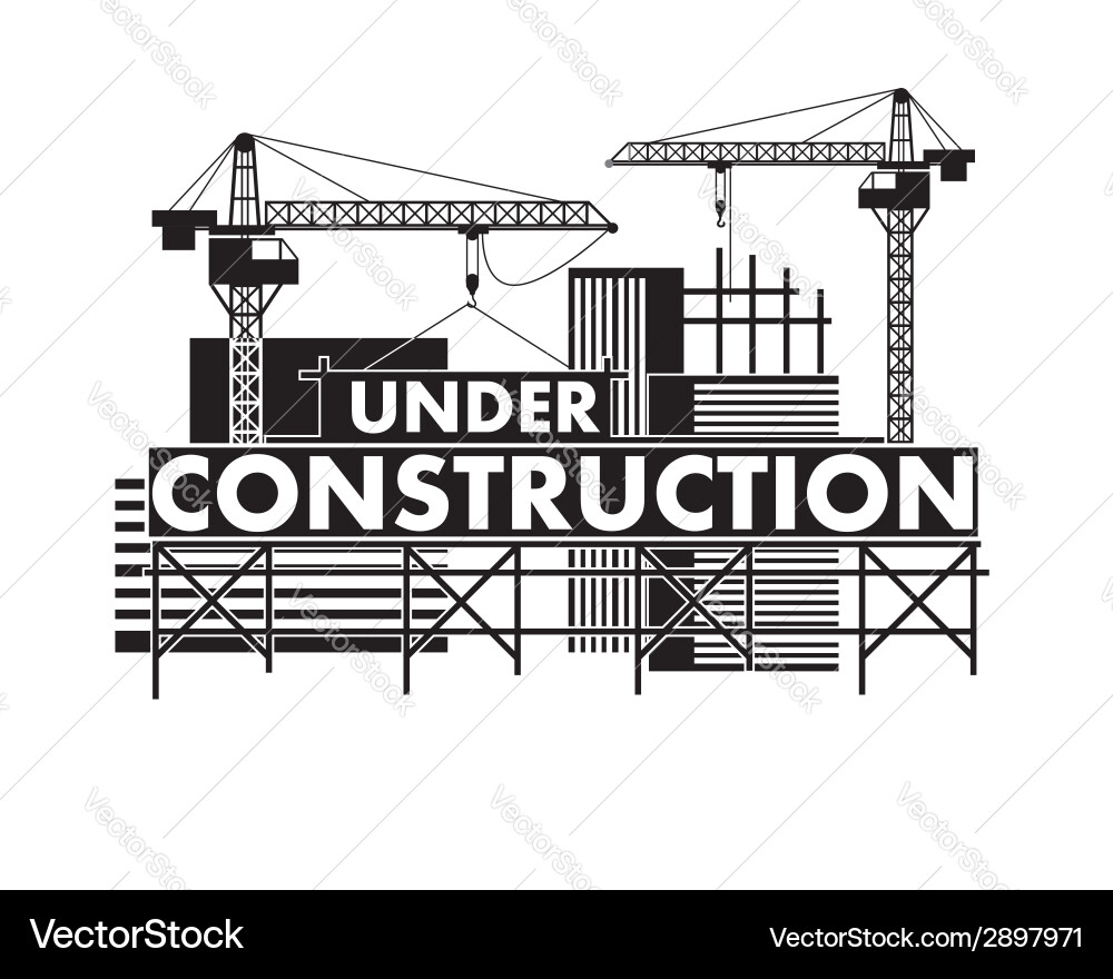 Under construction Royalty Free Vector Image - VectorStock