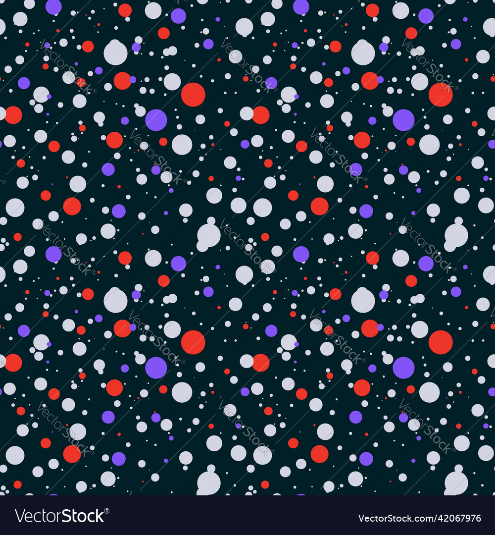A set of seamless patterns with small polka dots