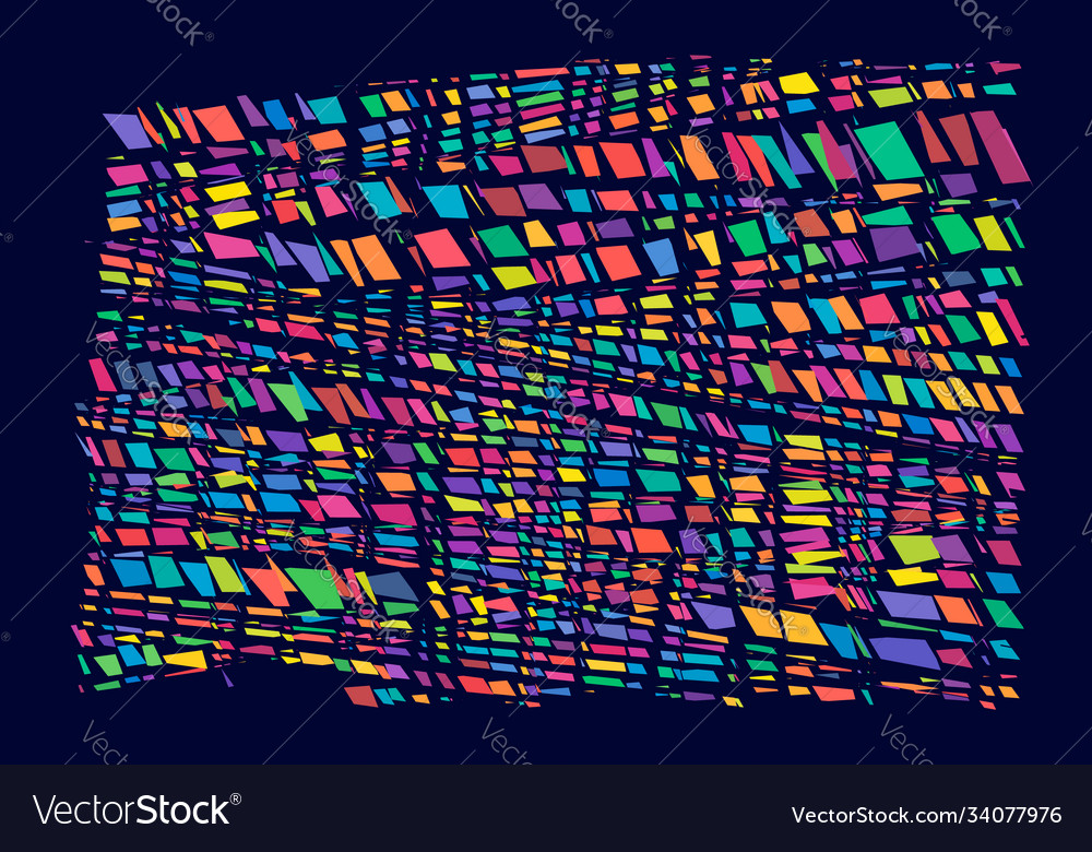 Abstract art - random geometry shapes generative vector image Abstract art - random geometry shapes generative