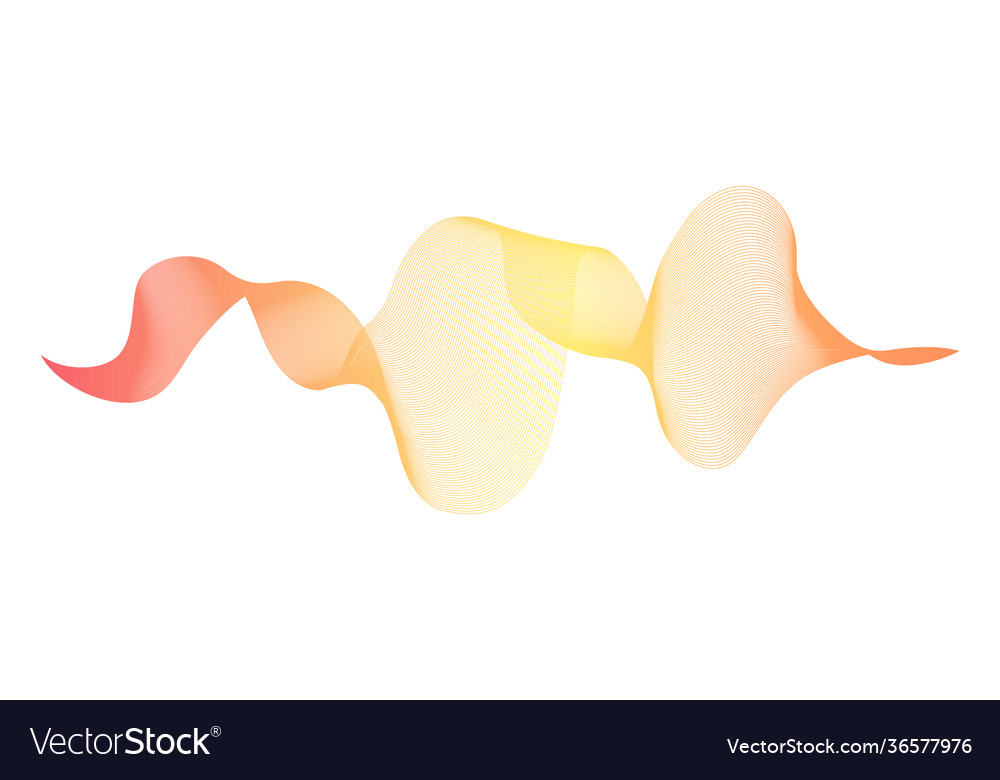 Abstract backdrop with colorful wave gradient