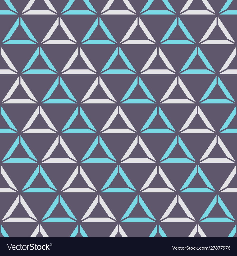 Abstract seamless pattern triangles separated