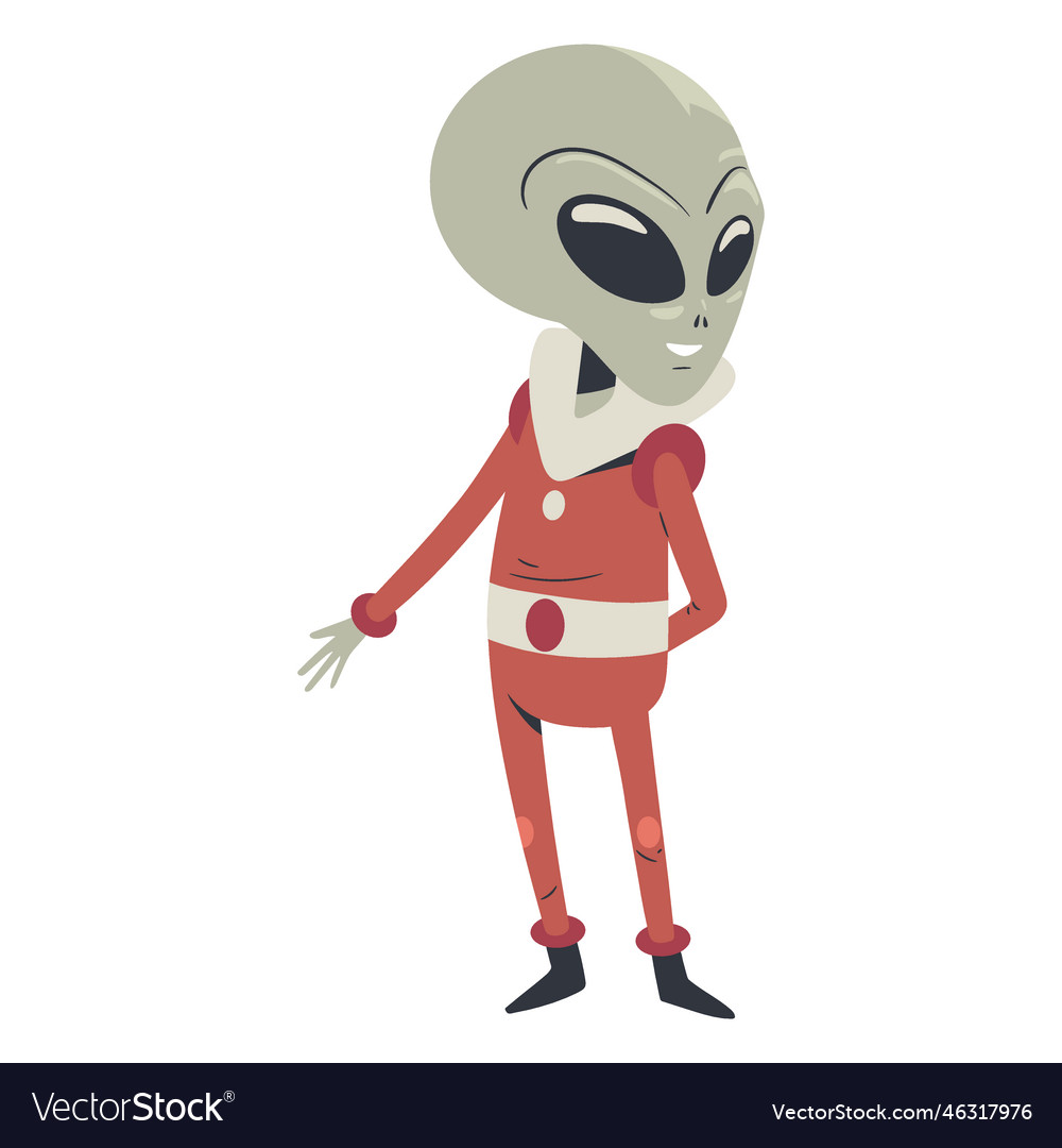 Alien pointing character