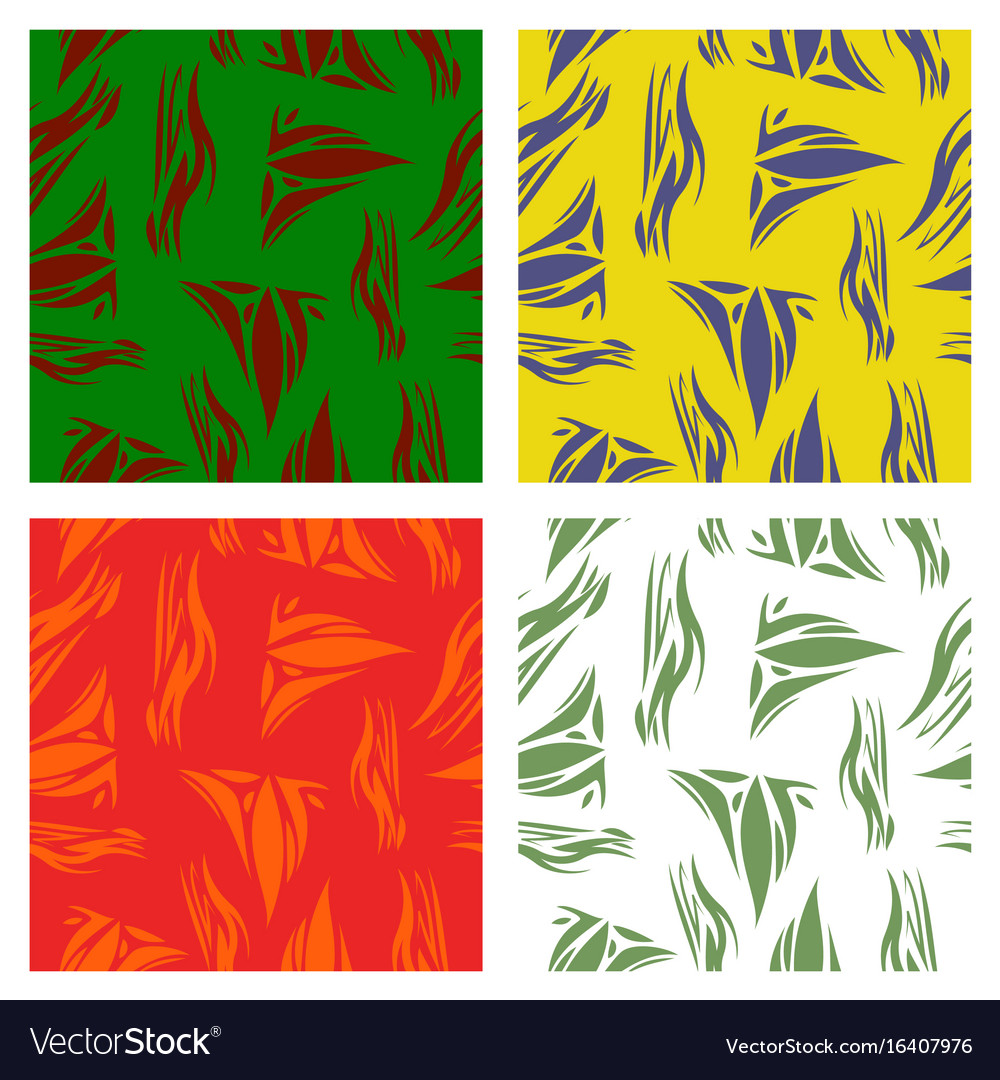Assembly of patterns in striped style