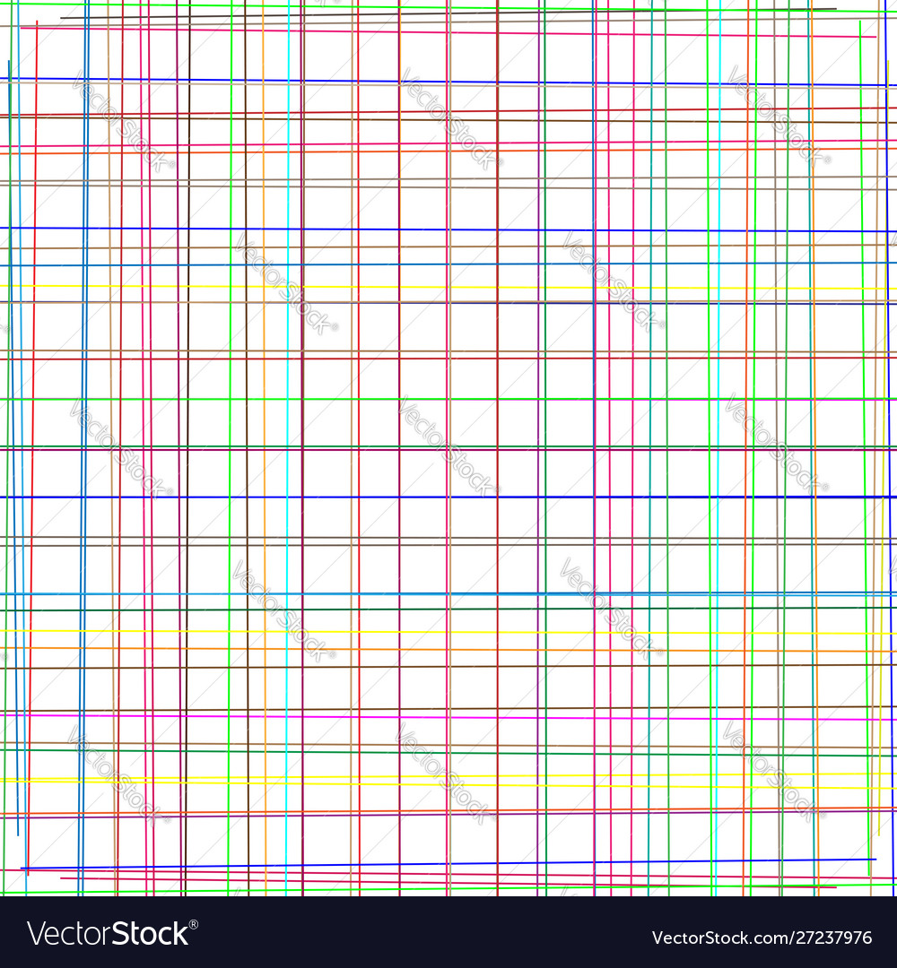 Random grid mesh colorful lines asymmetric vector image Random grid mesh colorful lines asymmetric