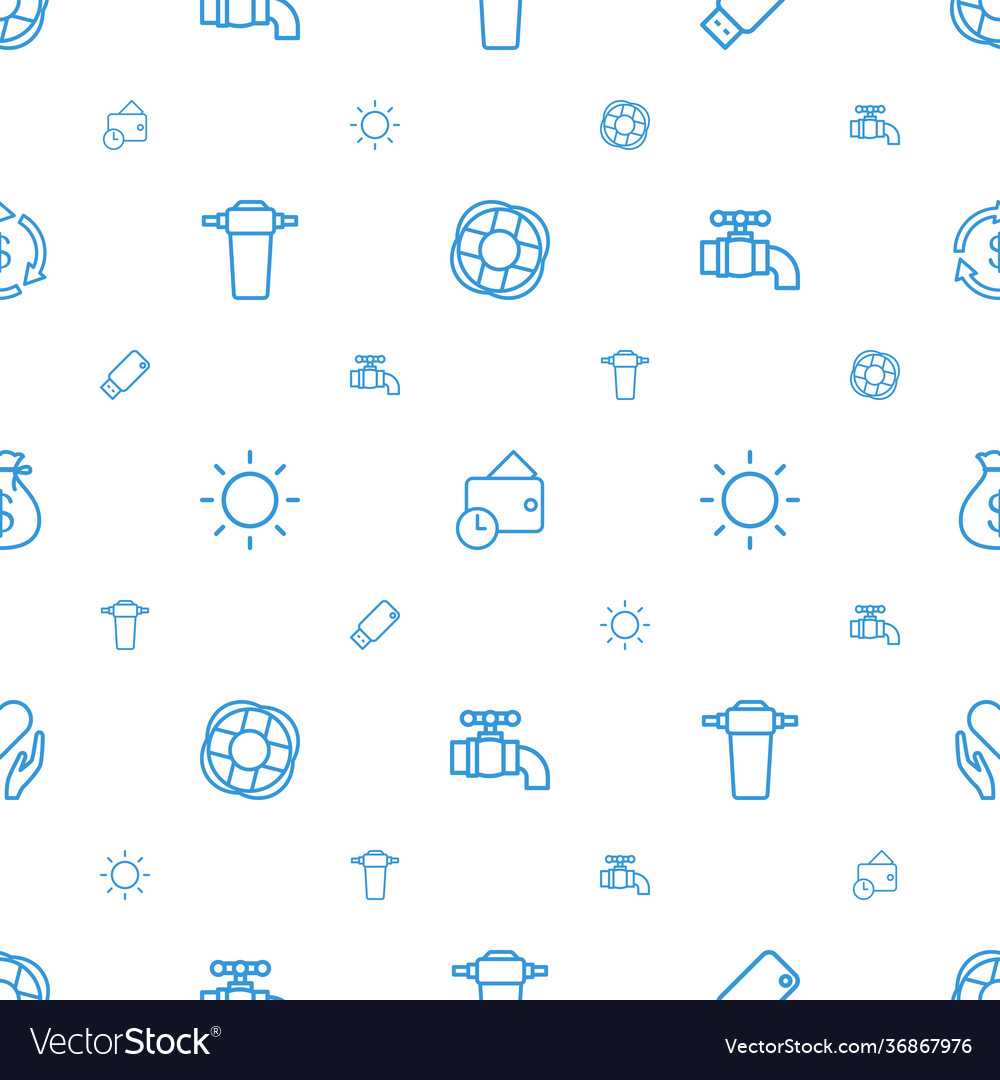 Save icons pattern seamless white background