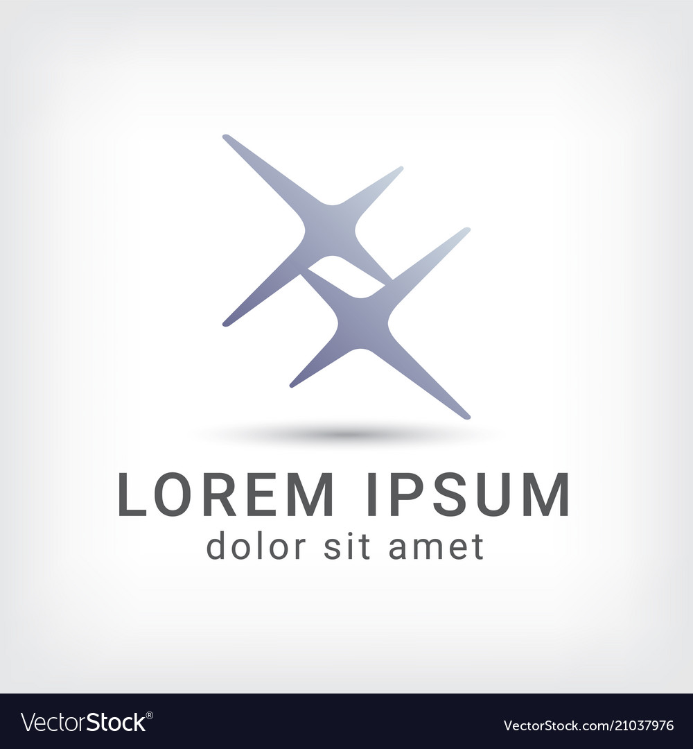 Sparkling Cross Logo Template