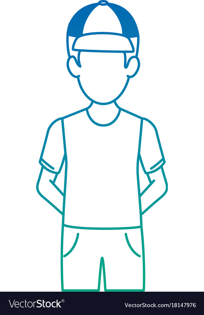 Young Man Avatar Character Royalty Free Vector Image Young Man Avatar Character Royalty Free Vector Image