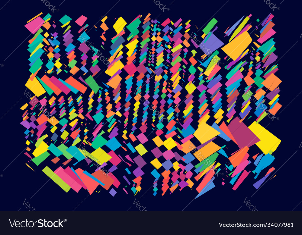 Abstract art - random geometry shapes generative vector image Abstract art - random geometry shapes generative