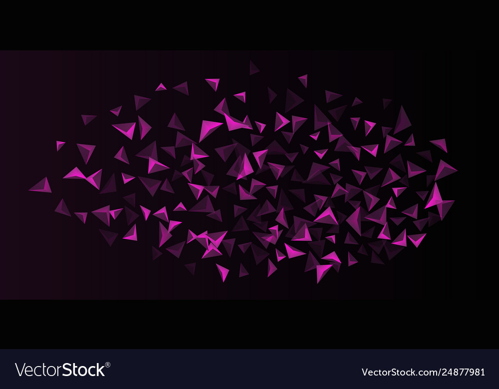 Abstract composition triangle vector image Abstract composition triangle