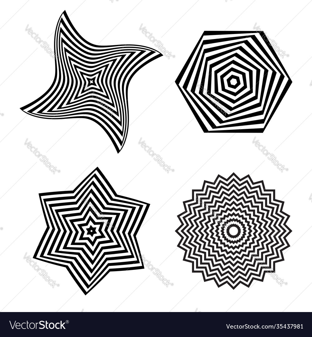 Abstract elements for design vector image Abstract elements for design