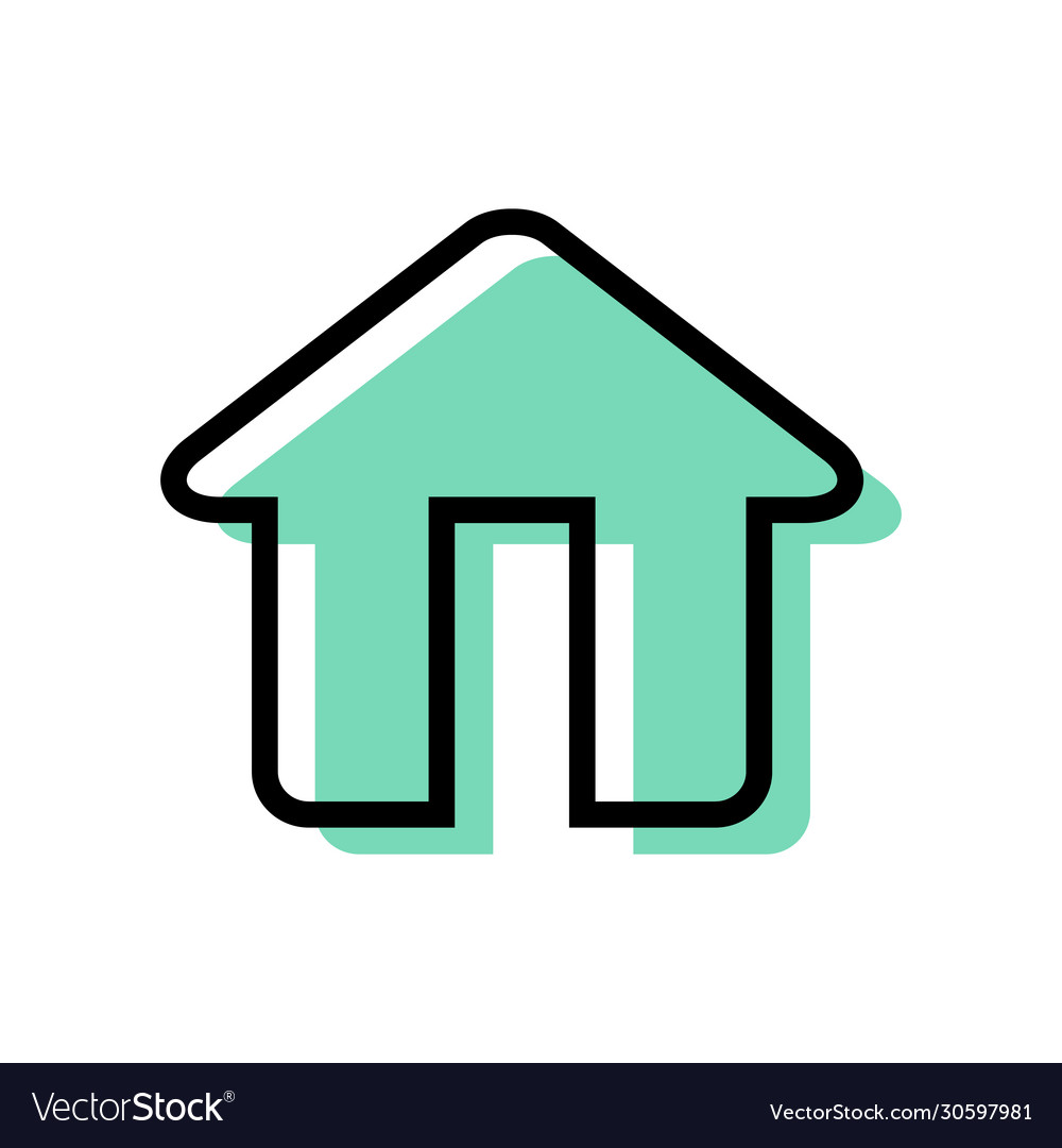 Abstract house icon design template elements Vector Image