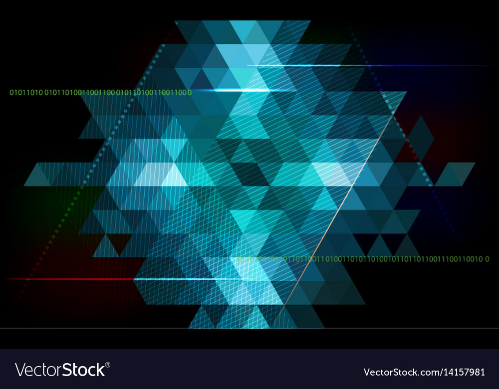 Abstract triangle background - technology