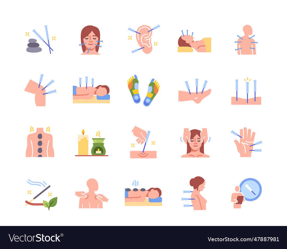 Acupuncture & Wellness Icons