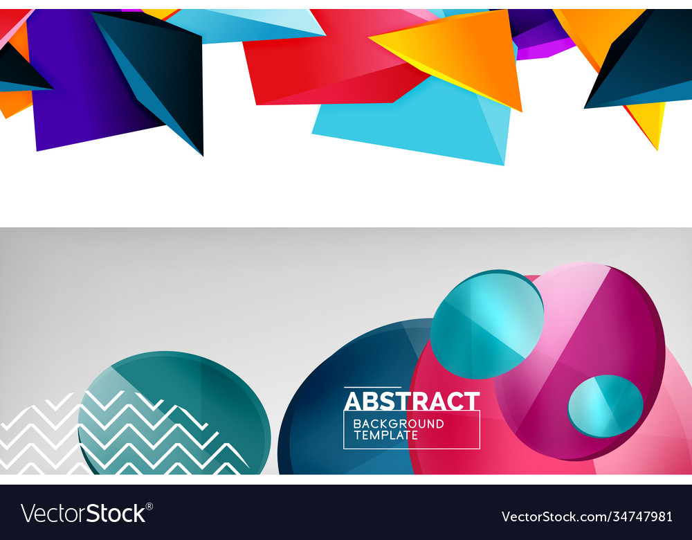 Collection minimal geometric abstract