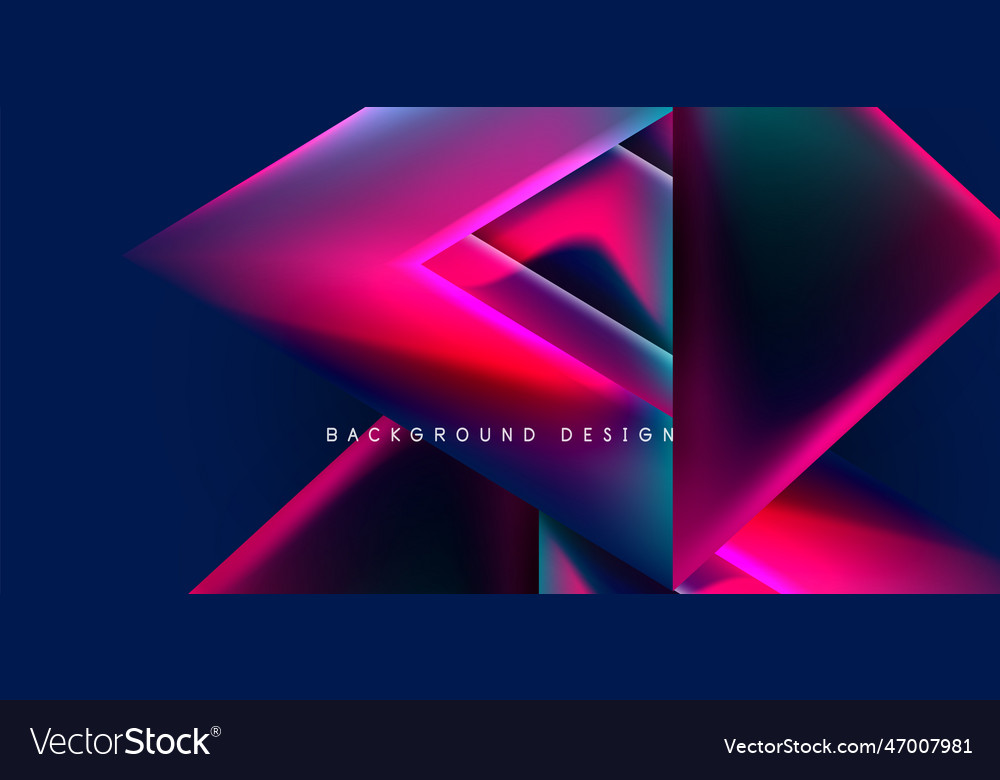 Futuristic triangle abstract background