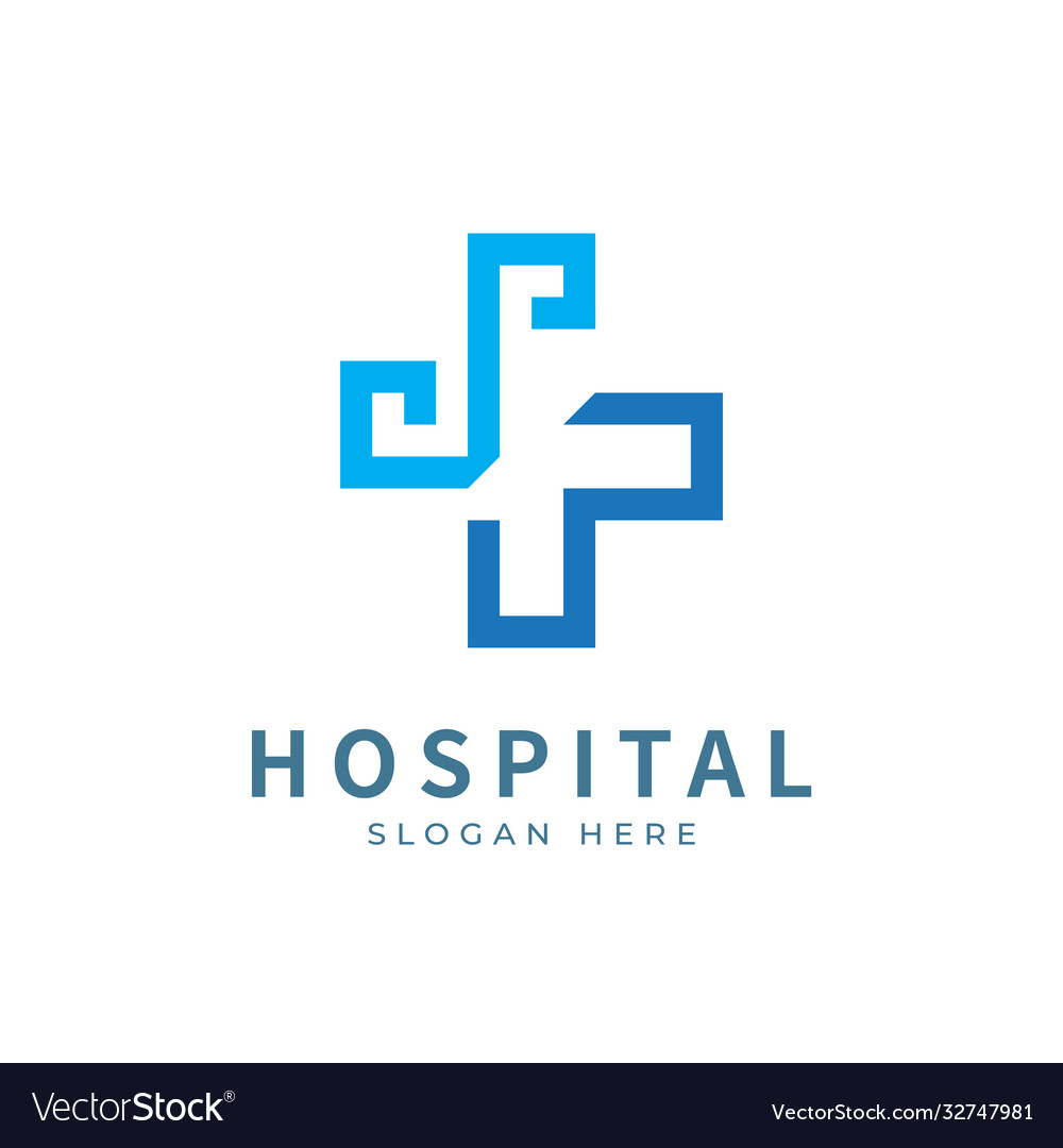 Health logo with initial letter sw w s s w logo Vector Image