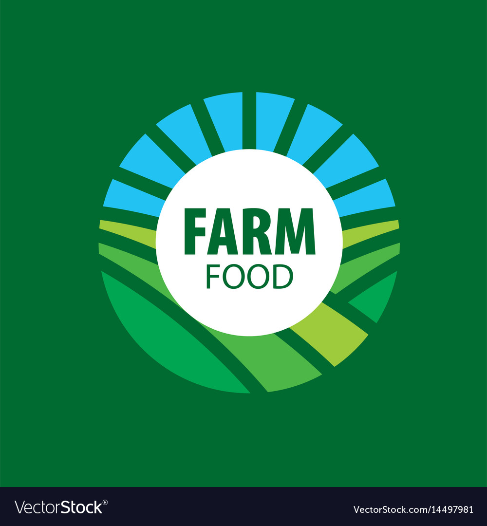 Logo farm food Royalty Free Vector Image - VectorStock