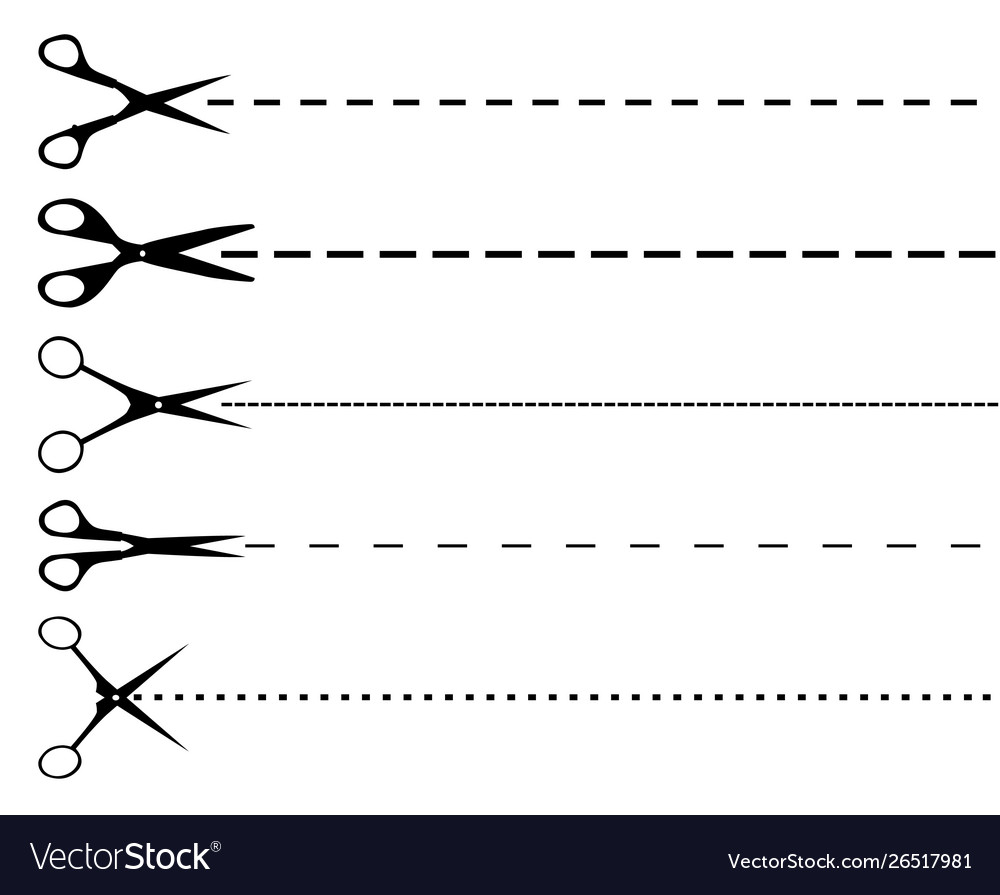 Scissors line