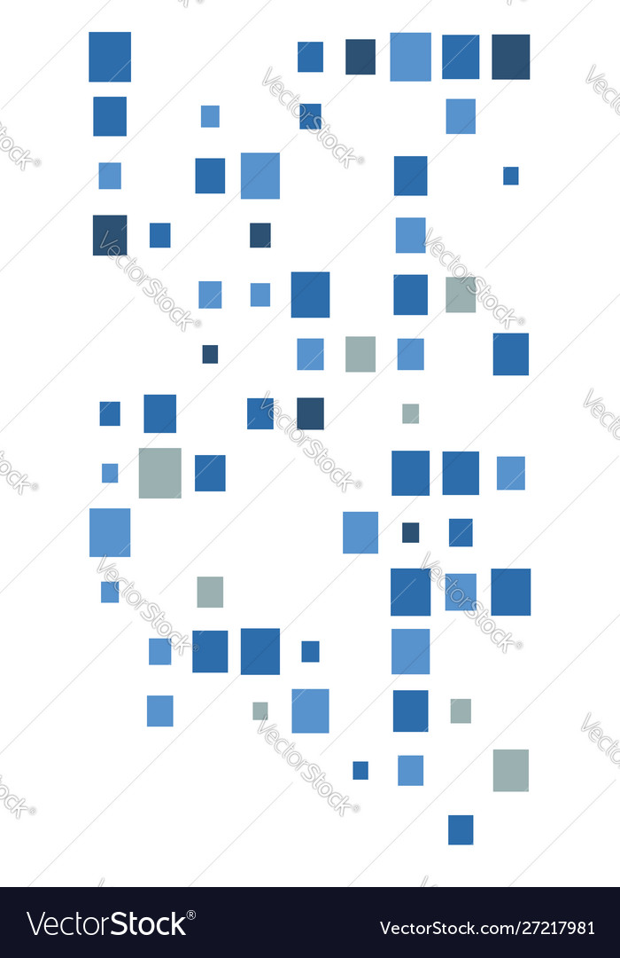Squares pixelated block pixels random mosaic vector image Squares pixelated block pixels random mosaic