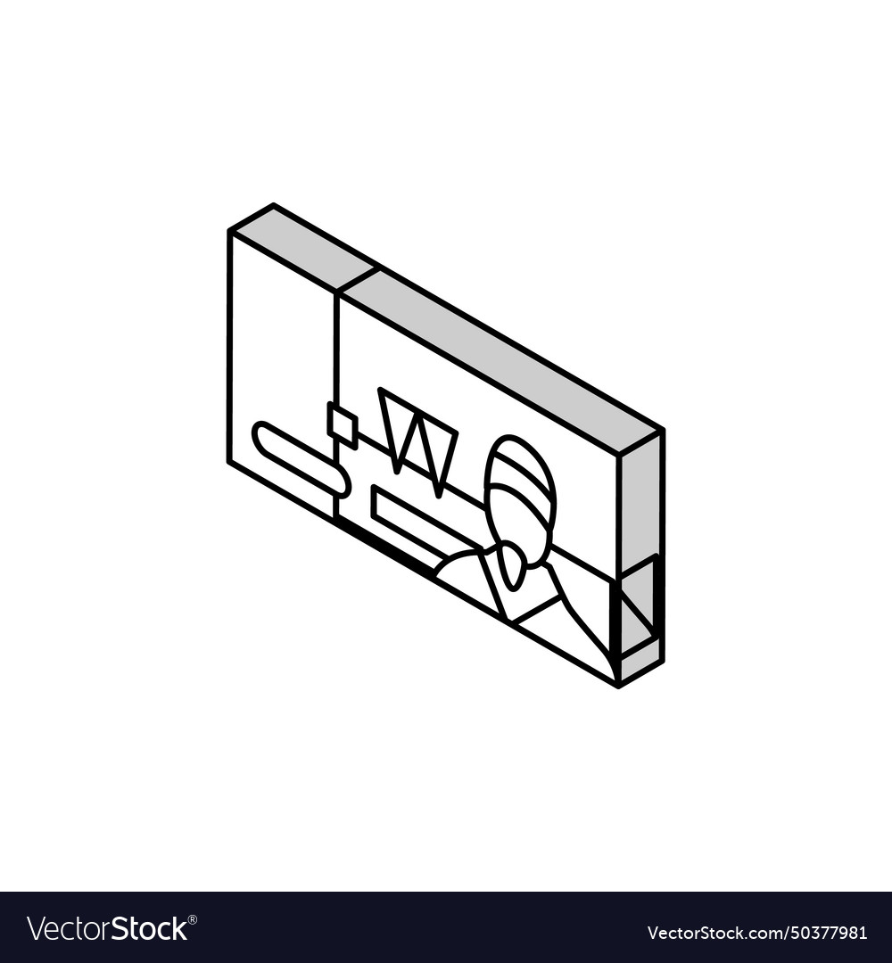 Won krw isometric icon