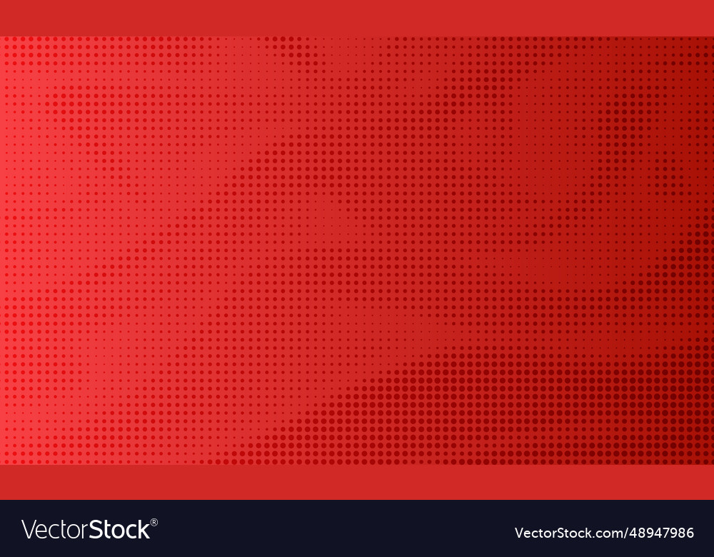 Abstract halftone dots dotted background in red