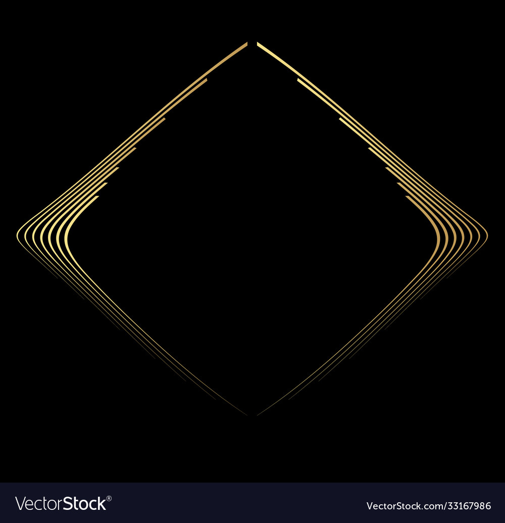 Concentric gold color circle elements element vector image Concentric gold color circle elements element