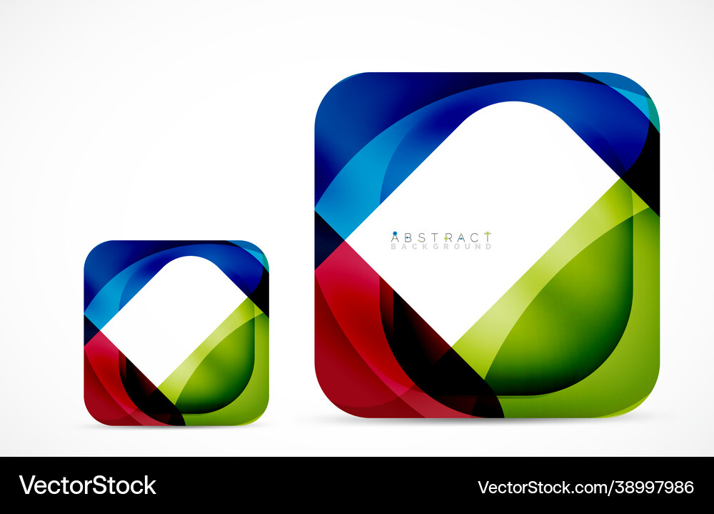 Minimal background abstract square shape Vector Image