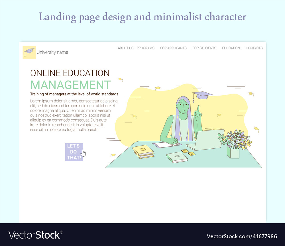 Online learning loading page design Vector Image Online learning loading page design