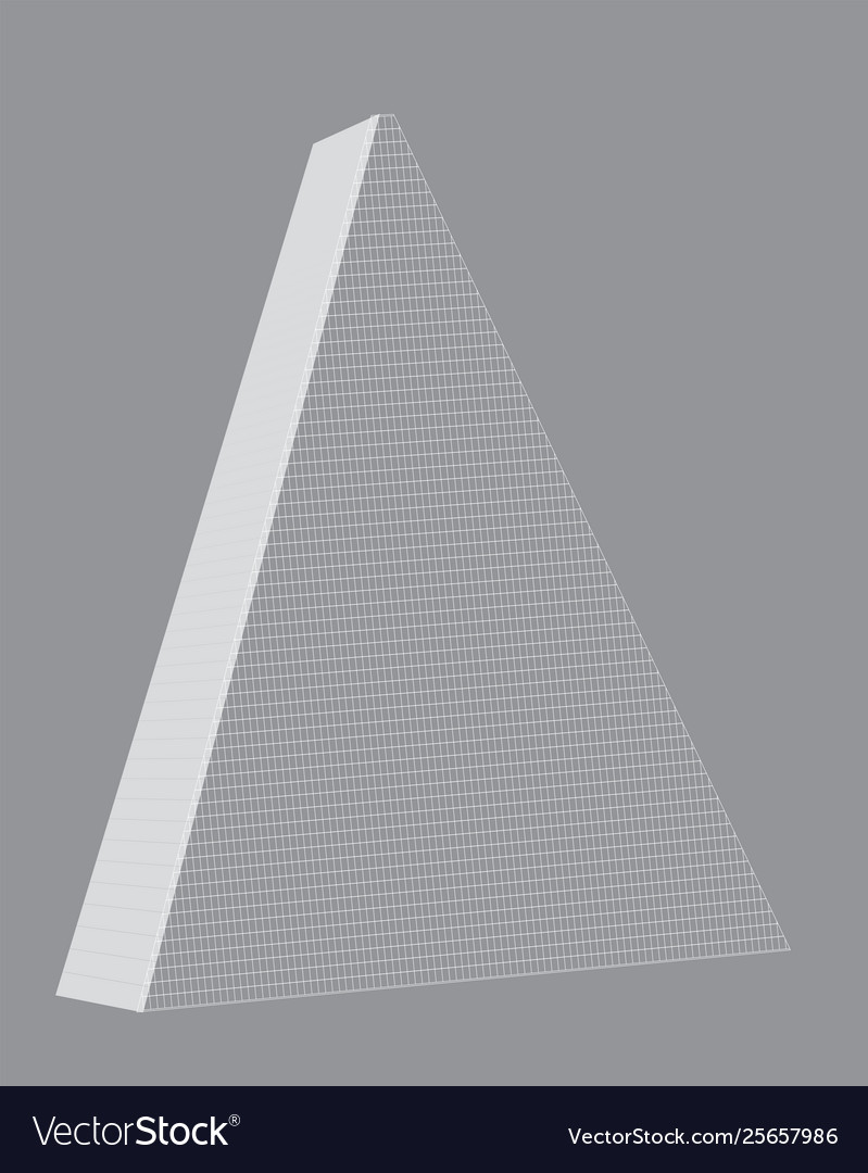 Parisian triangular tower layout Vector Image Parisian triangular tower layout