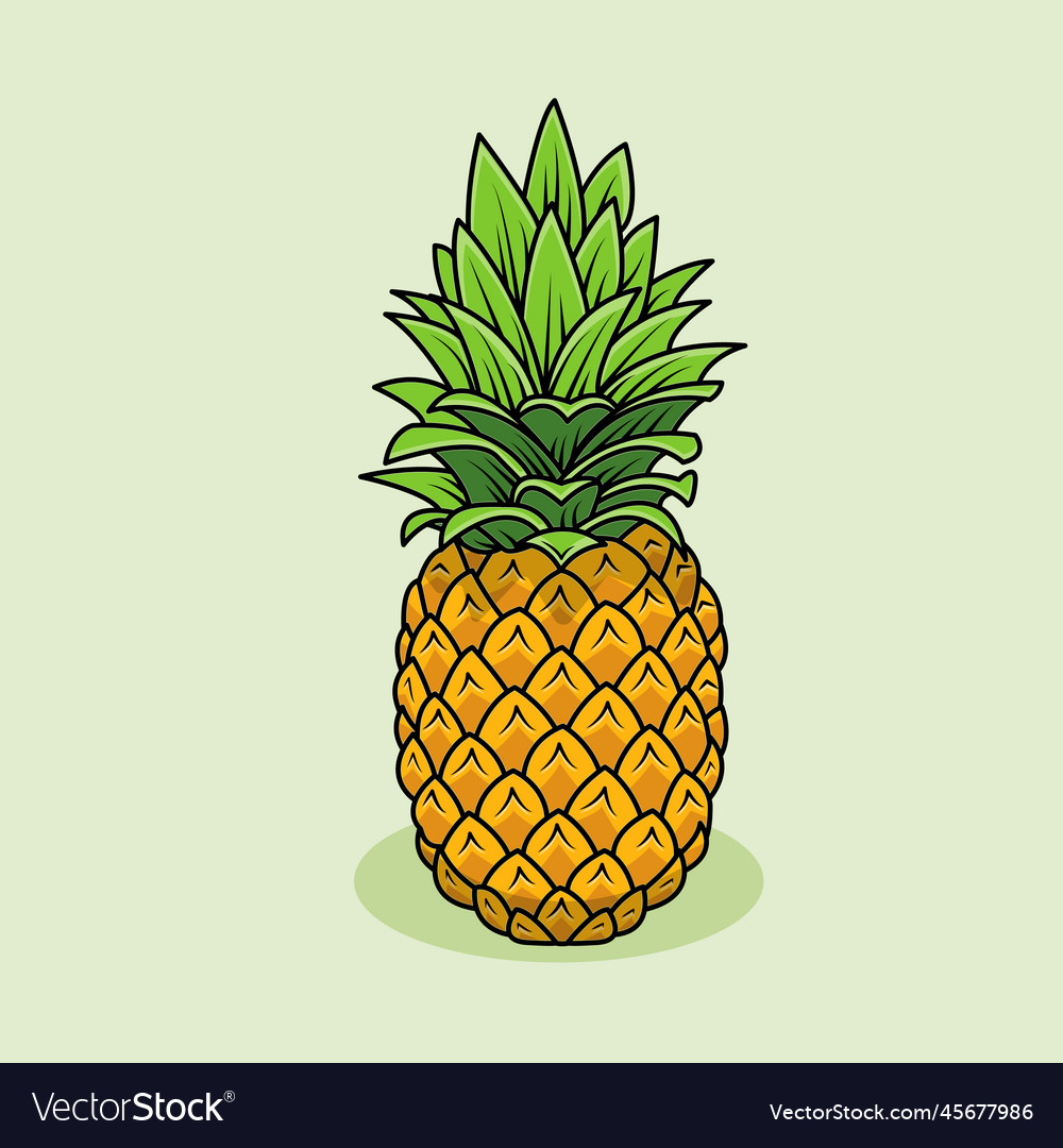 Pineapple Royalty Free Vector Image - VectorStock