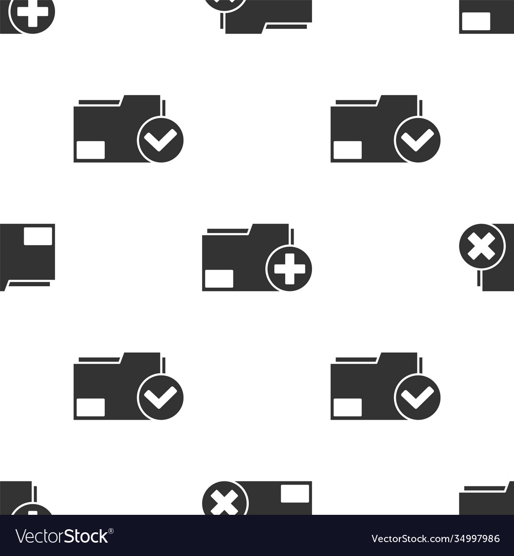 Set delete folder add new and document vector image Set delete folder add new and document