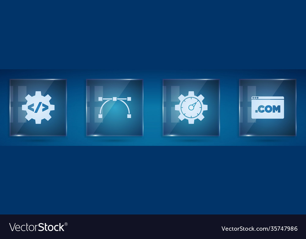 Set front end development bezier curve website