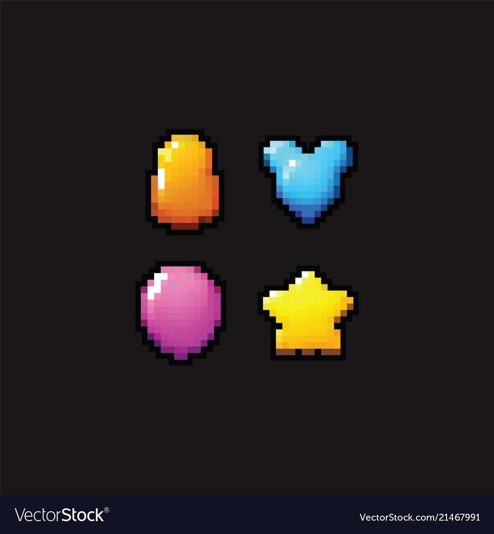 8 bit pixel art icons