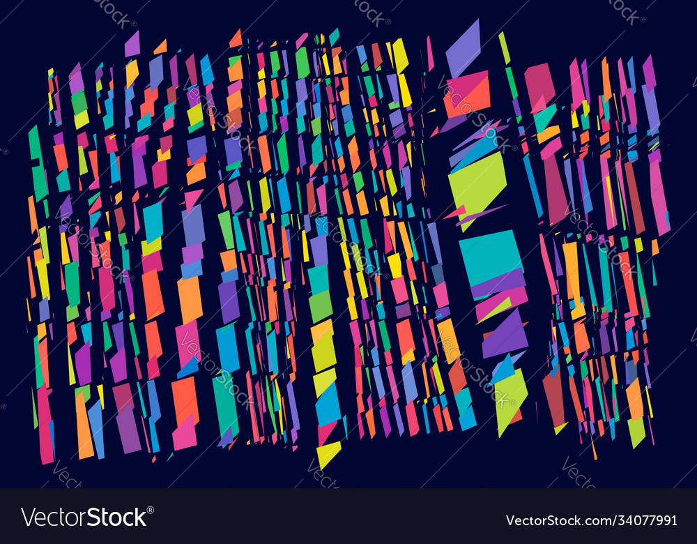Abstract art - random geometry shapes generative vector image Abstract art - random geometry shapes generative