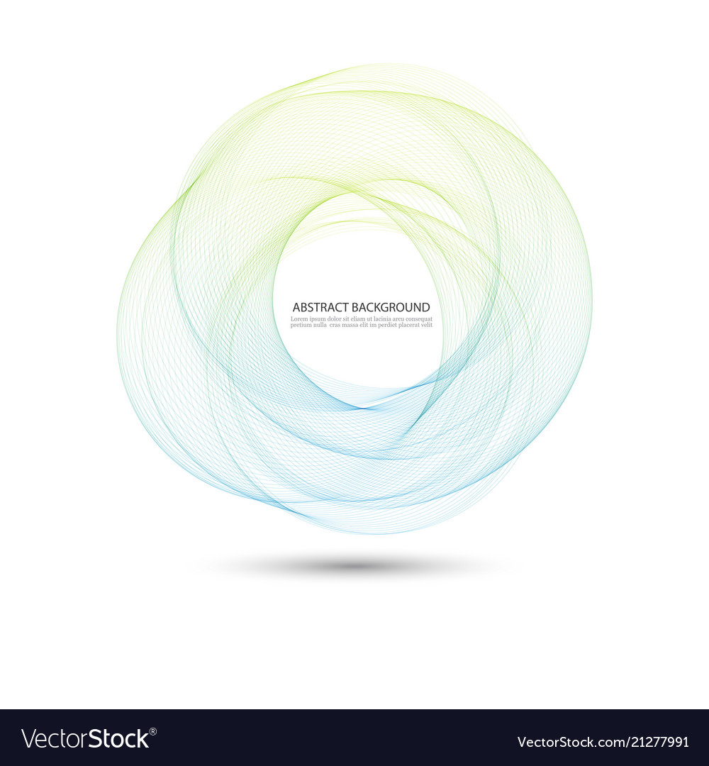 Abstract Color Ellipse Background
