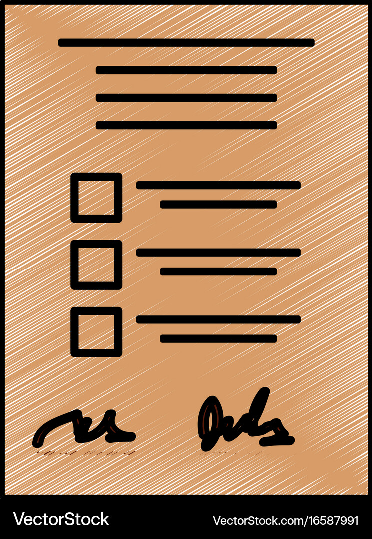 Checklist form sheet Royalty Free Vector Image