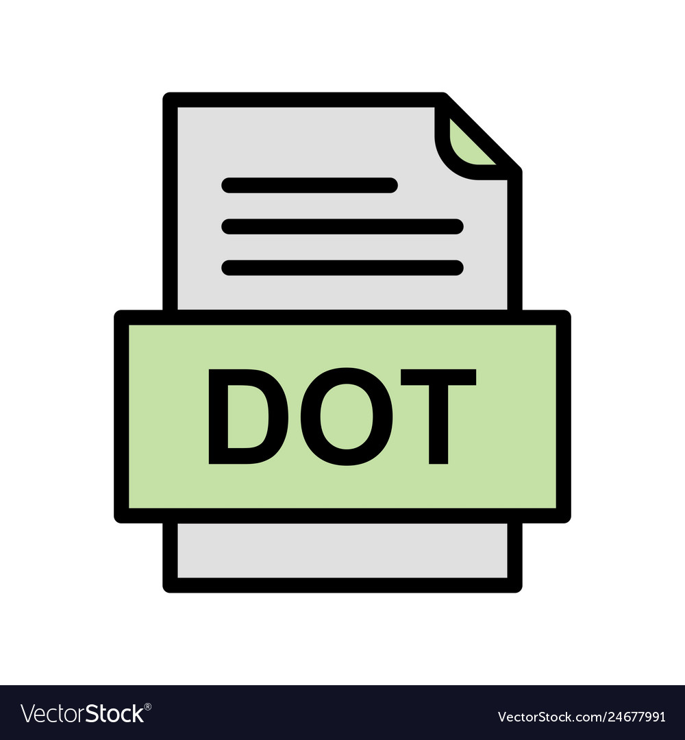 Dot file document icon