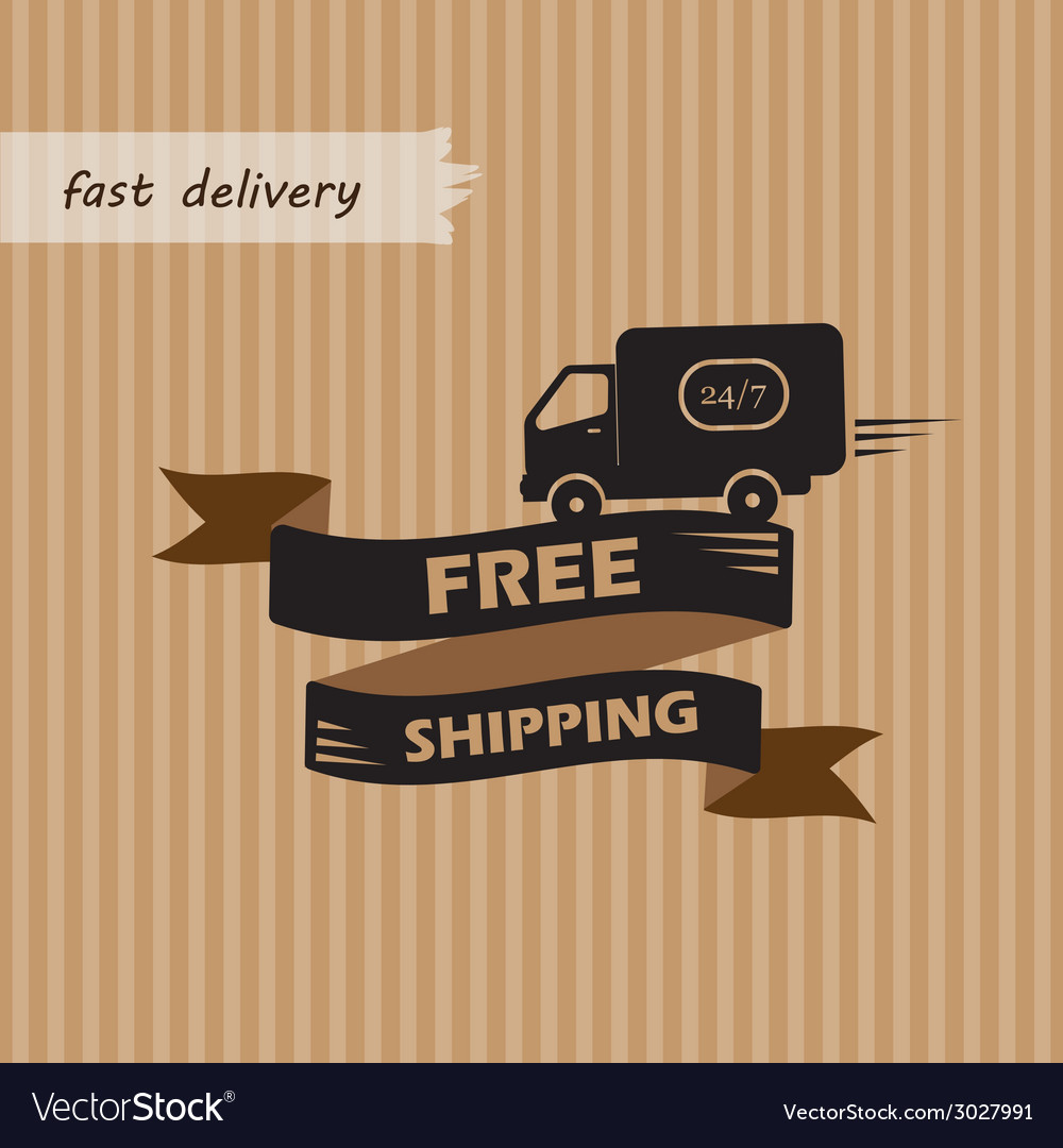 Free shipping on craft background