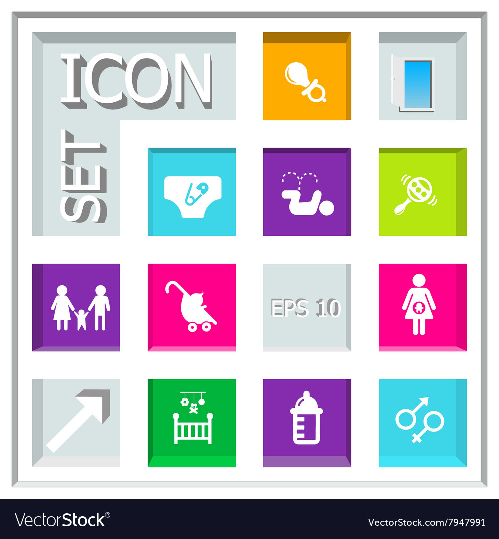 Icon set Royalty Free Vector Image - VectorStock