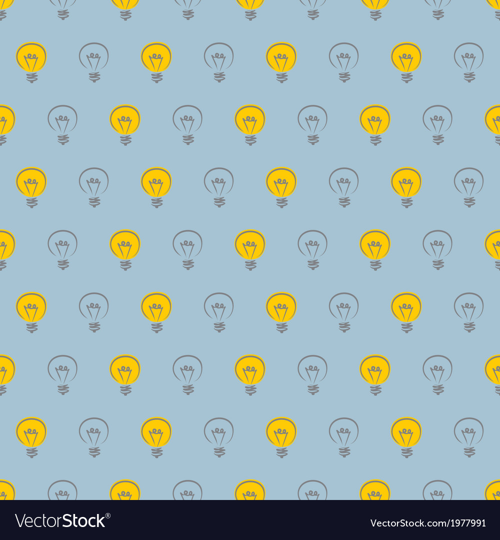 Light Bulb Pattern - Innovation Background