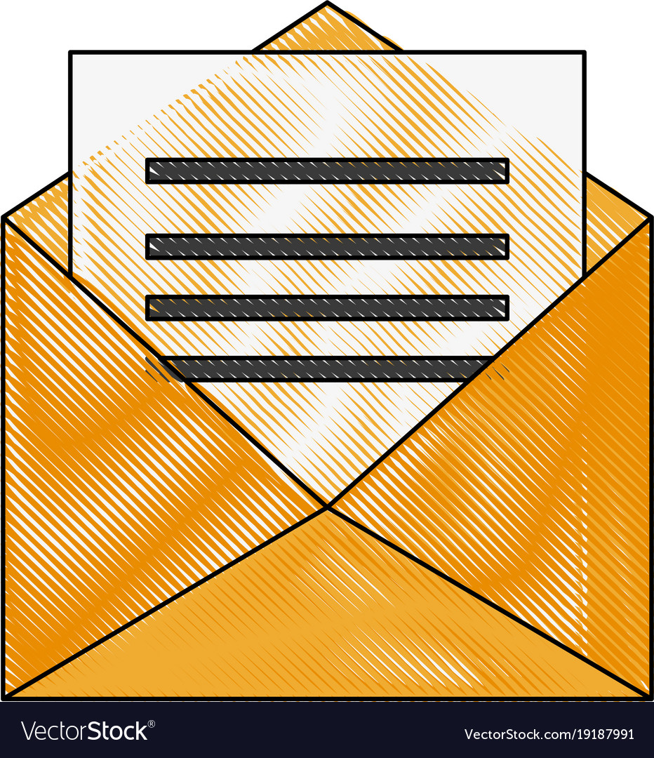 Mail envelope open