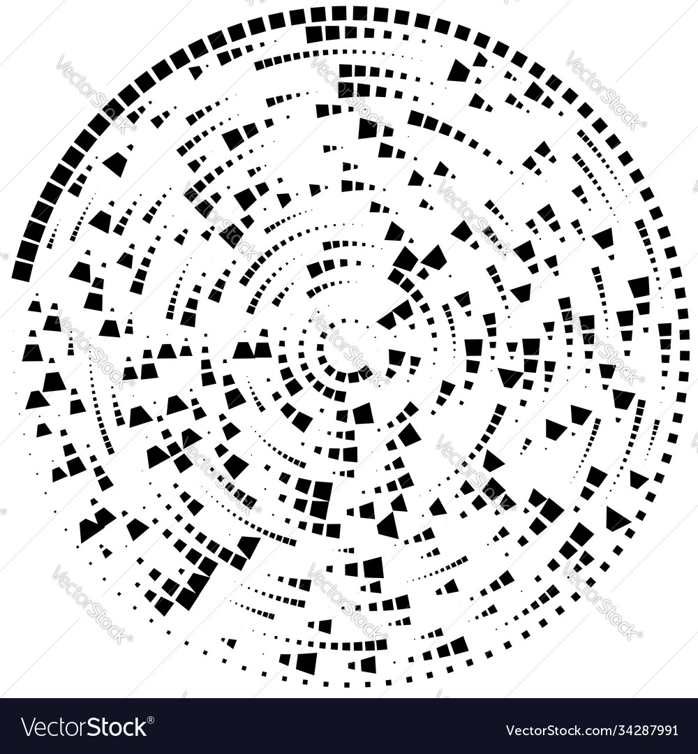 Radial radiating lines abstract burst element