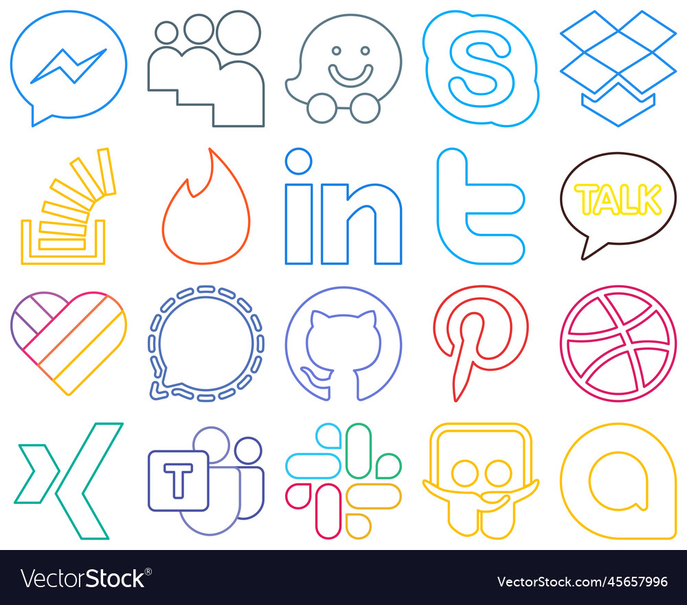 20 high-resolution and customizable colourful